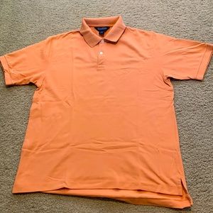 Brooks Brother men’s orange polo shirt - meduim